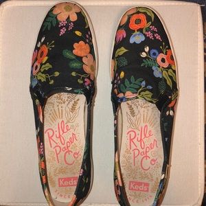 Keds x Rifle Paper Co Platform Slip On Sneakers